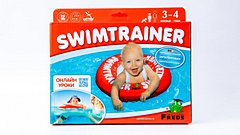 Swimtrainer Şişmə Halqa Su Oyunu üçün Qırmızı