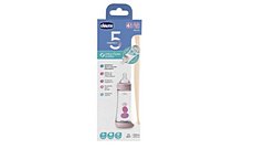 Chicco PERFECT 5 Plastik Şüşə  (Çəhrayı) 4+ (300 ml)