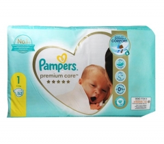PAMPERS PREMIUM CARE SIZE 1 (NEWBORN) 2KG-5KG, 41 NAPPIES