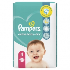Pampers Active Baby-Dry bezləri Ölçü 4 (Maxi) 8-14 kq, 13 ədəd