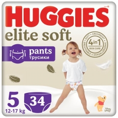 HUGGIES ELTE SOFT PANTS 5N