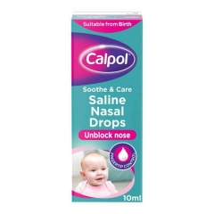 CALPOL SALINE NASAL DROPS 10ML