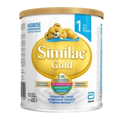 Similac Gold 1 Детская молочная смесь для детей от 0 до 6 месяцев (400 г)