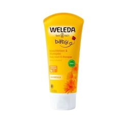 WELEDA ДЕТСКИЙ ШАМПУНЬ-ГЕЛЬ С КАЛЕНДУЛОЙ ДЛЯ ВОЛОС NEW