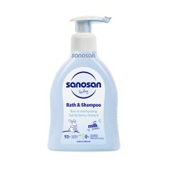 Sanosan Baby Bədən Geli Və Şampun 200ml, 0+
