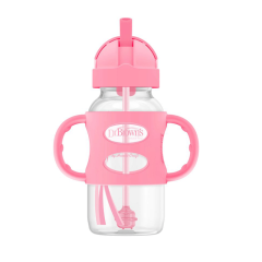 Dr. Brown's Milestones Çəhrayı Rəngli Pipetli Su Qabı 6ay+, 250ml