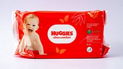 Huggies Ultra Comfort Aloe Uşaqlar üçün Nəm Salfetlər 56əd