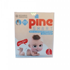 Pine Smart Akıllı Bebek Bezi 3 Beden 4-9 Kg 22’Li.