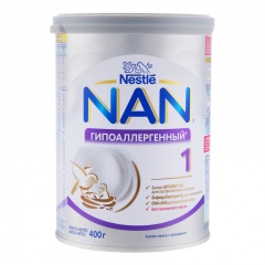 Süd qarışığı Nestle NAN 1 Premium "Hipoallergenik" (0 aydan), 400 qr
