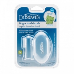 Dr. Brownun Silikon Parmaklı Diş Fırçası Saxlama Çantası ilə