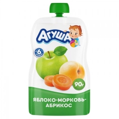 AQUSA PURE 90GR YABLOKO MORKOV ABRIKOS