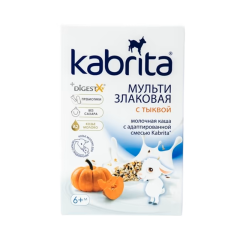 Kabrita Balqabaqlı Keçi Südü Əsasında Çox Taxıllı Sıyıq 180qr
