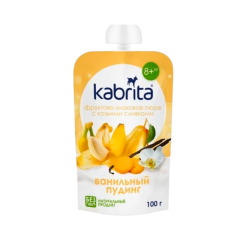 Kabrita Meyvə-taxilli Püresi 8+ (100qr)