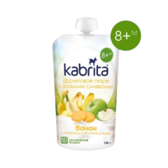 Kabrita Keçi Kremli  Meyvə Püresi