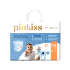 Pinkiss Premium XXL Uşaqlar üçün Tuman bez  (15-25kq) 34əd