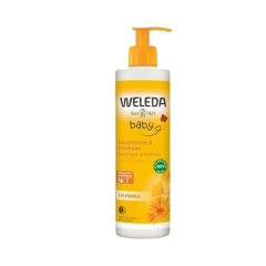 Weleda Körpə Şampunu-Duş Geli Kalendula ilə, 400ml