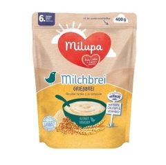 Milupa Little Gourmet Uşaqlar üçün İrmik və Südlü Sıyıq 400qr
