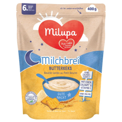 Milupa "Gecəniz Xeyrə" Yağlı Peçenye ilə Südlü Sıyıq 400qr