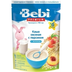 BEBI  Südlü Yulaf və Şaftalılı Sıyıq, 6 ay + (200q)