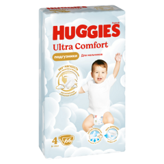 Huggies Ultra Comfort Mega Uşaq Bezi  4N (66 əd )