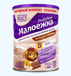 Pediasure (Maloyezhka) Şokolad Ətirli Quru Qarışıq 850qr