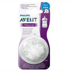 Philips Avent Соска средний поток серии Natural, 2 шт