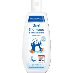 Paediprotect 2-si 1-də Saç və Bədən üçün Körpə Gel Şampunu, 200 ml