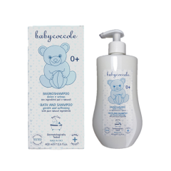 BabyCoccole Uşaqlar üçün 2si 1də Şampun və Köpük  0+ (400ml)