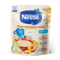 Nestle Uşaqlar üçün Südlü Armud Şaftalı ilə Çox Taxıllı Sıyığı  6ay+ (200qr)