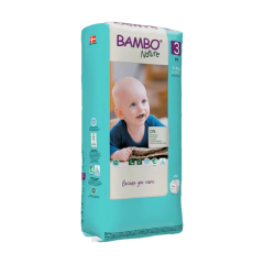 Bambo Nature 3 Eko Uşaq Bezləri 4-8kq 52əd