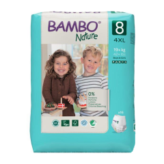 Детские Трусики-Подгузники Bambo Nature 8 19кг+ 16шт