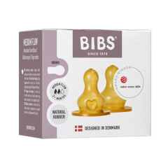 Соска Латексная Для Бутылочки Bibs Средний Поток 2m+ (2 Шт)