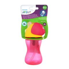 Philips Avent Çöplü Butulka (Çəhrayı) 12 ay + (300ml)
