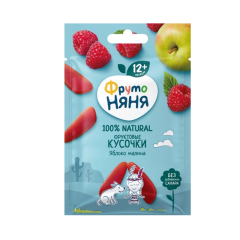 FrutoNyanya Alma və Moruq Meyvəsi Parçaları 12 ay+ 15 q