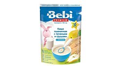 Bebi Premium Buğda Südlü Sıyığ Peçenye və Armud ilə 6 ay + (200 qr)