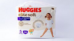 Huggies Elite Soft Pants 5 Uşaqlar üçün Tuman-bez 12-17kq 34əd