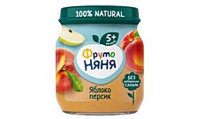FRUTONYANYA TEBİİ ALMA VE ŞAFTALI PÜRESI 5ay+ (100qr)