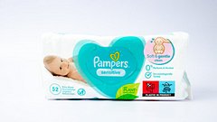 Pampers Sensitive Uşaqlar üçün Nəm Salfet 52əd