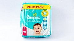 Pampers Active Baby-Dry 4 Uşaq Bezləri 9-14kq 32əd