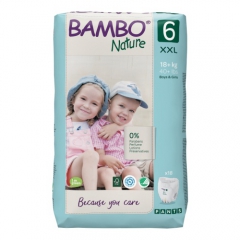 Bambo Nature 6 şalvar bez (18+ kq), 18 əd.
